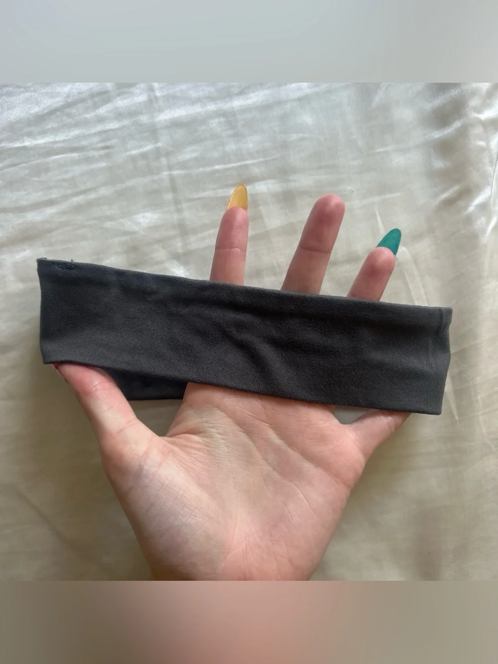 Dark gray headband